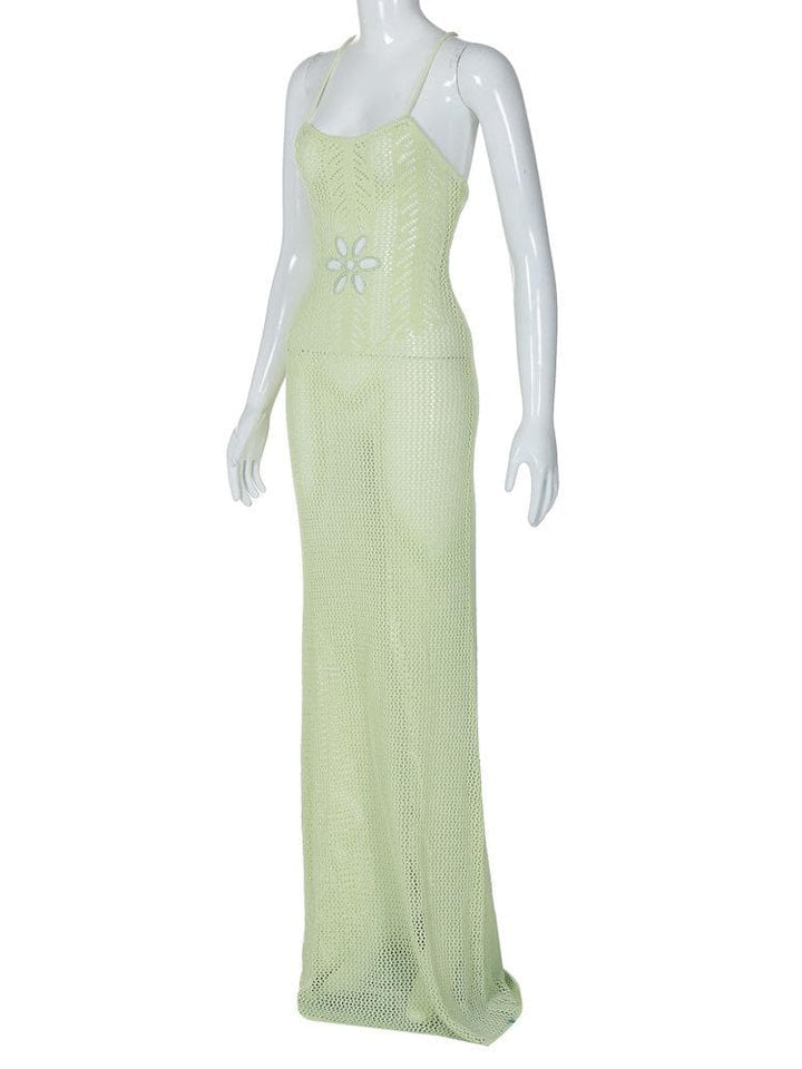 Rigar cami maxi mai suturar da aka saka a baya | Kayan Biki na Mata