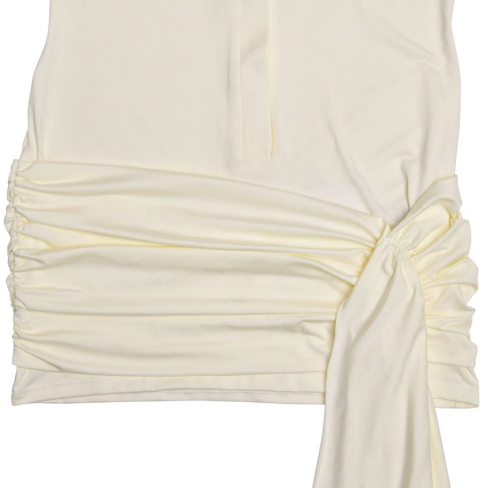Turnover collar long sleeve button ruched mini dress  | Festival Outfits Women