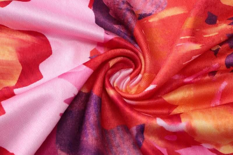 Halter flower print o ring slit maxi skirt set-final-sale  | Festival Outfits Women