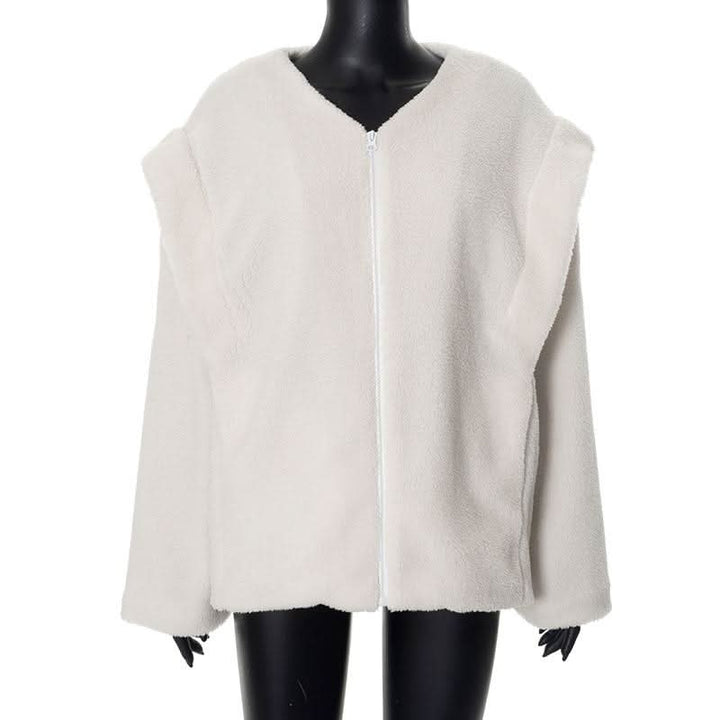 Long sleeve zip-up coat top  | Festival Outfits Women