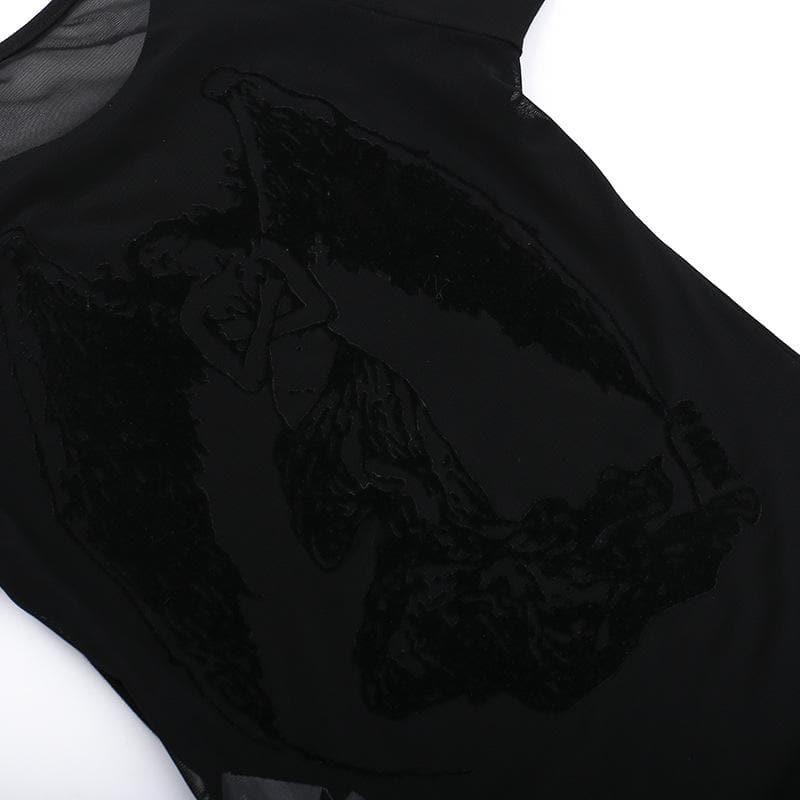 Takardar gajeriyar riga mai zagaye da aka buga a wuyan mata | Kayan Biki na Mata