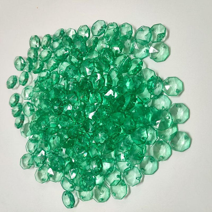 Metal chain plastic crystal halter backless crop top  | Festival Outfits Women