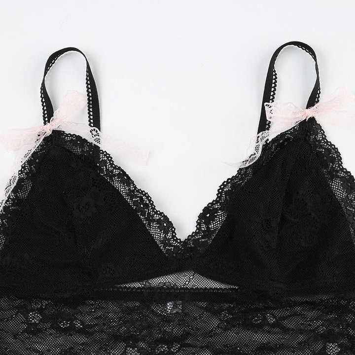 Tsohuwar riga mai laushi ta Bowknot v neck lace | Kayan Biki na Mata