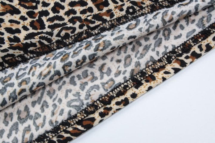 Leopard print u neck backless cami top  | Festival Outfits Women  | Cheetah Print Top