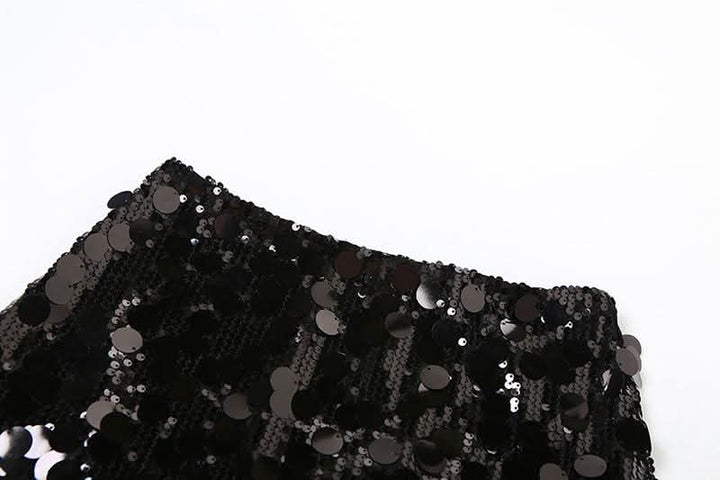 Glitter fluffy A line mini skirt  | Festival Outfits Women