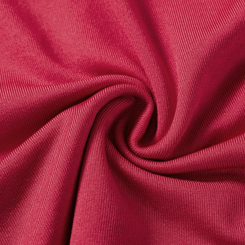 Rigunan Ruffle crewneck mai ƙarfi mara tsari | Kayan Biki na Mata