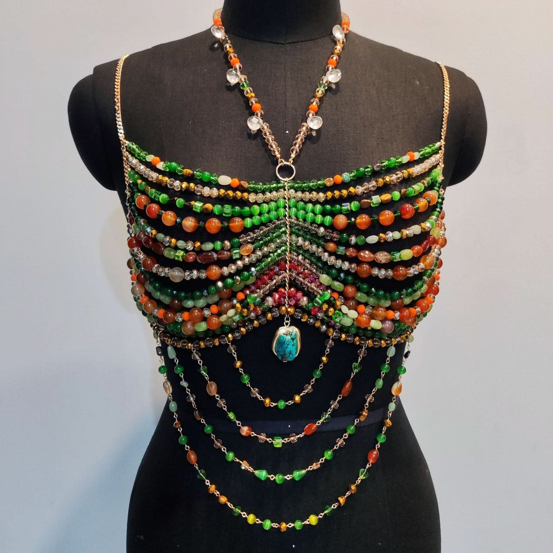 Halter pendant hollow out o ring cut out top  | Festival Outfits Women