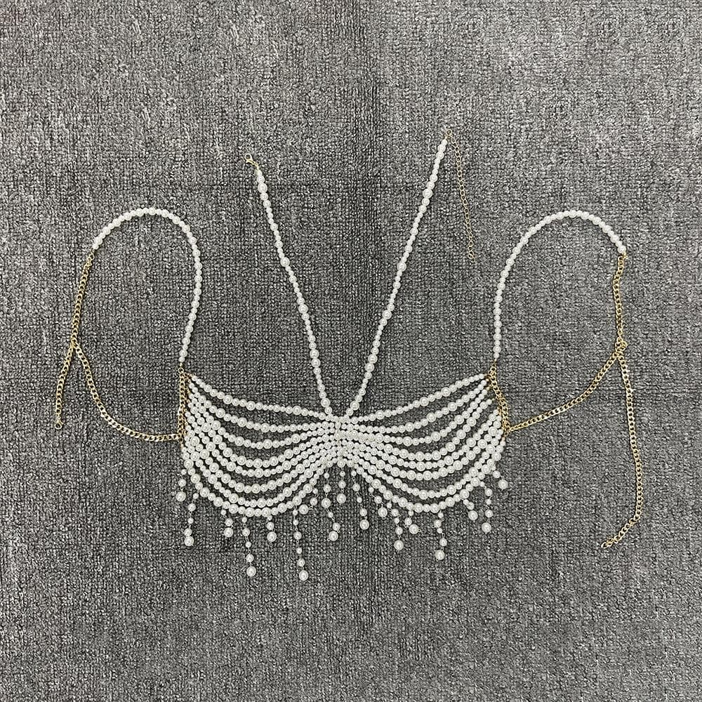 Halter beaded tassels hollow out crop cut out top  | Festival Outfits Women