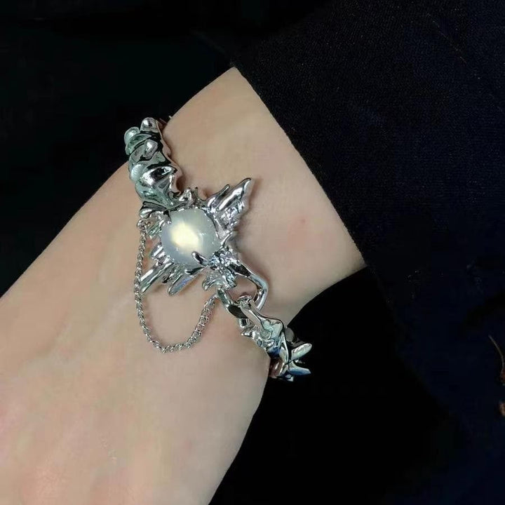 White agate irregular bracelet  | Festival Outfits Women