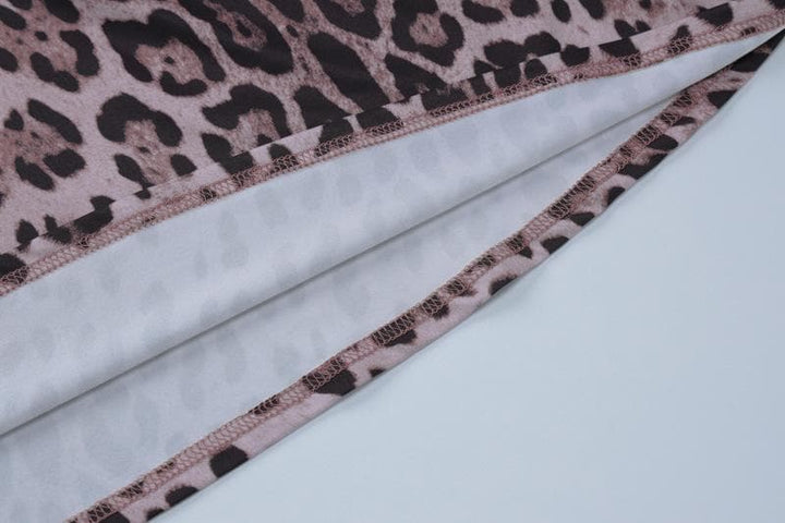 Rigar cami maxi mara baya ta buga damisa | Kayan Biki na Mata