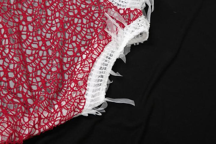 High neck patchwork tassels backless maxi dress  | Festival Outfits Women