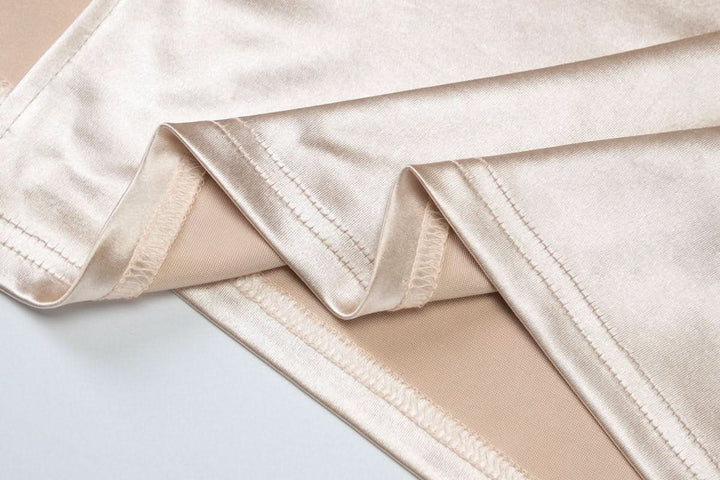 Halter cowl neck ruched backless slit maxi dress  | Festival Outfits Women