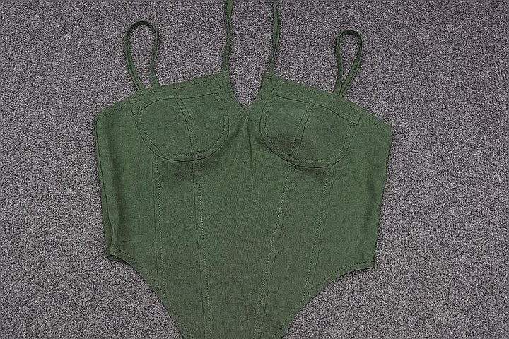 Solid halter notch neck self tie backless cami crop top-final-sale  | Festival Outfits Women