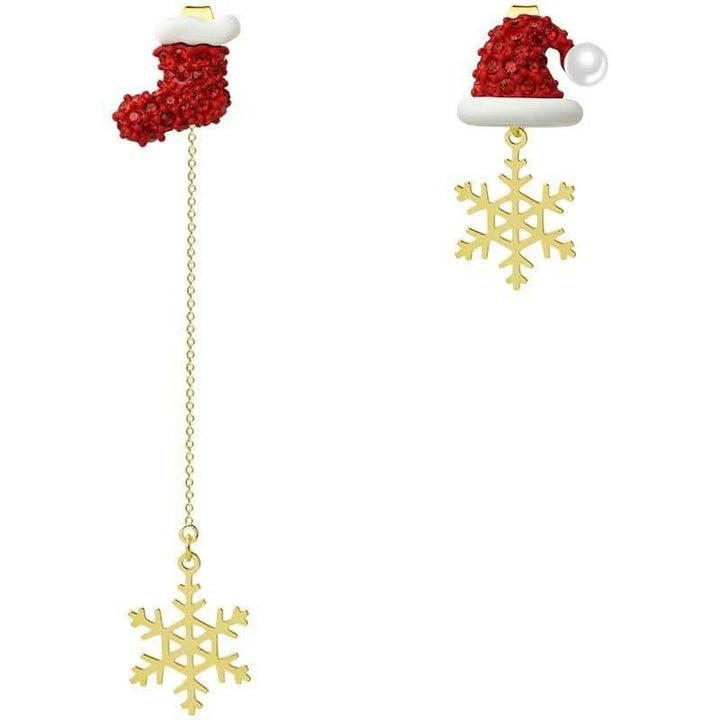 Irregular pendant christmas tree decor drop earrings  | Festival Outfits Women