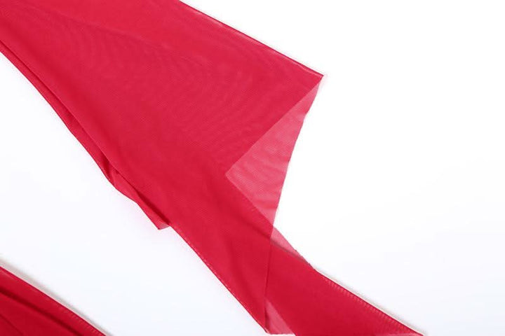 Cross back ruched gloves mesh cami maxi dress  | Festival Outfits Women