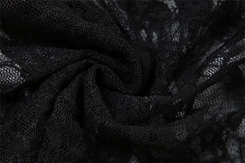 Lace see through gloves solid backless tube pant set-final-sale  | Festival Outfits Women