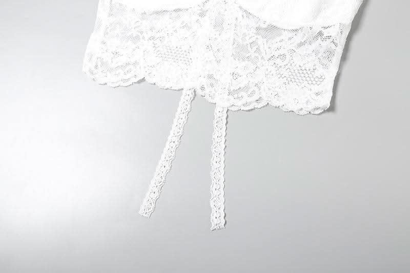 Halter v neck lace cami top  | Festival Outfits Women