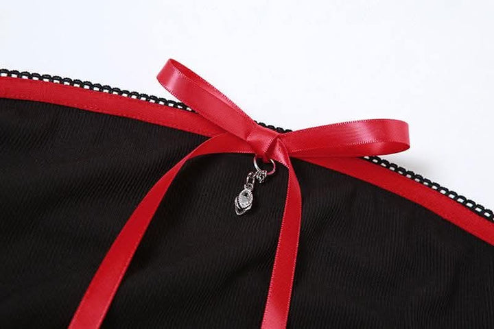 Lace up contrast lace hem bowknot backless tube mini dress-final-sale  | Festival Outfits Women