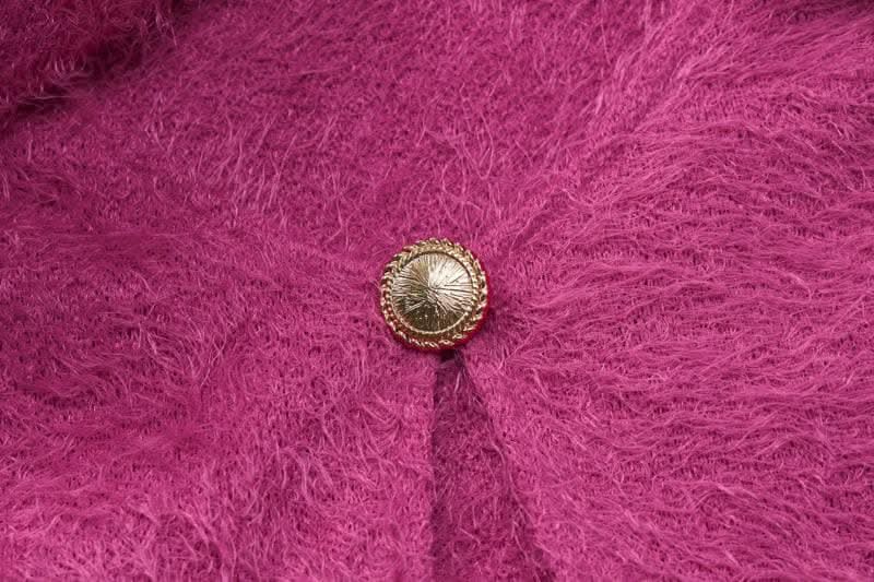 Textured button long sleeve gloves midi skirt set-final-sale  | Festival Outfits Women