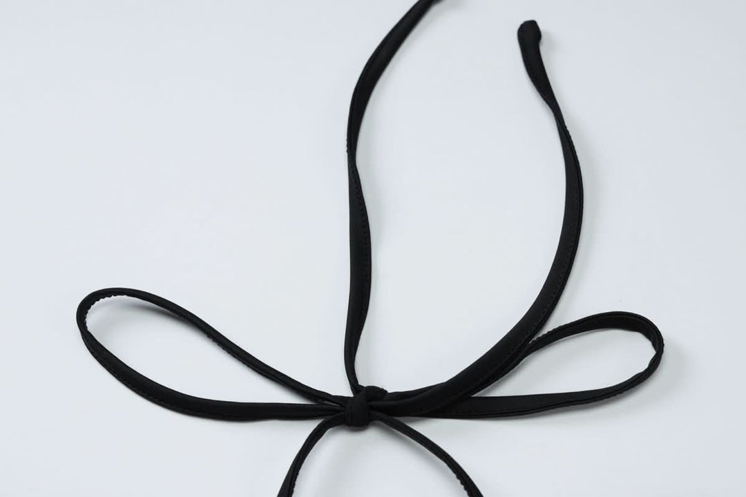 Halter long sleeve mesh lace hem button top  | Festival Outfits Women-final-sale