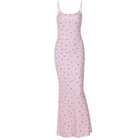U neck flower print cami maxi dress  | Festival Outfits Women