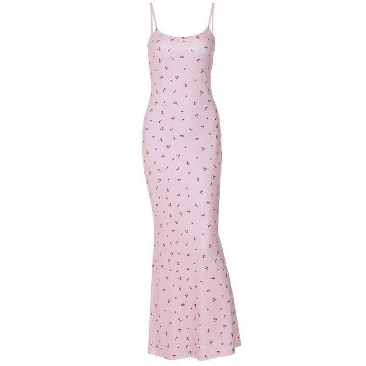 U neck flower print cami maxi dress  | Festival Outfits Women