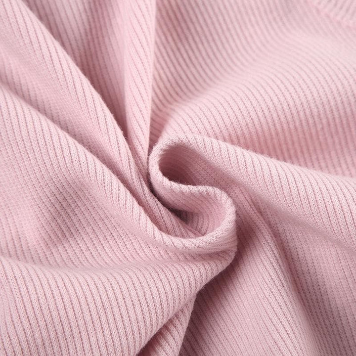 Tufafin dinki na Crewneck mai buga rubutu | Kayan Biki na Mata