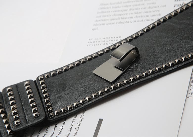 Rivet PU leather corset  | Festival Outfits Women