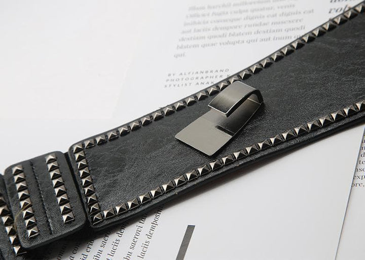 Rivet PU leather corset  | Festival Outfits Women
