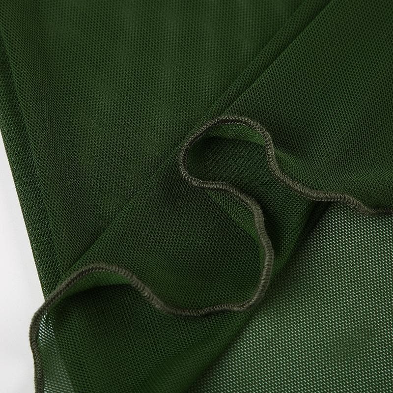 Rigar midi mara tsari mai kama da ta Ruffle | Kayan Biki na Mata