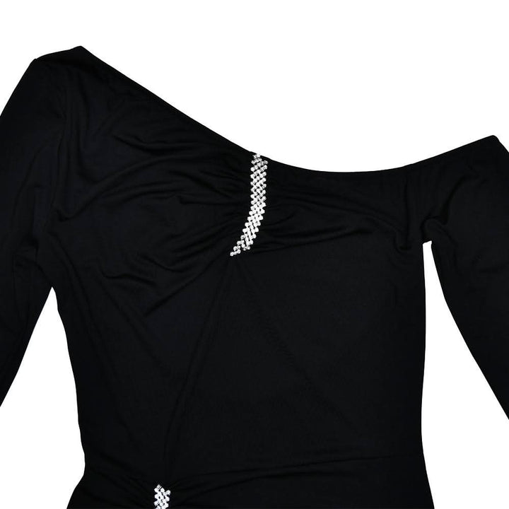 Irregular Long sleeve ruched backless slit maxi dress  | Festival Outfits Women