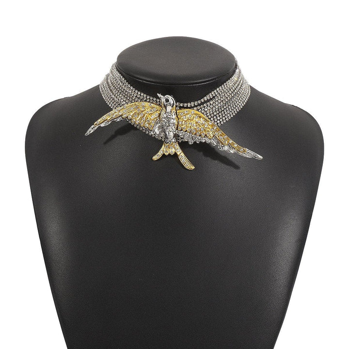 Layered swallow decor choker necklace  | Festival Outfits Women