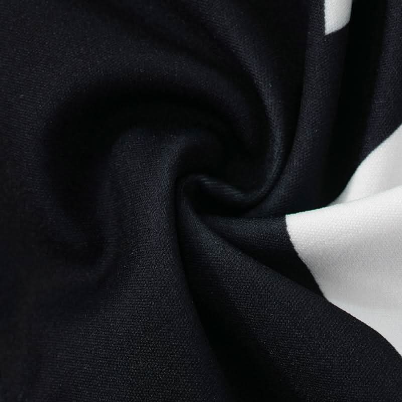 Turnover collar zip-up contrast sports pants set  | Festival Outfits Women