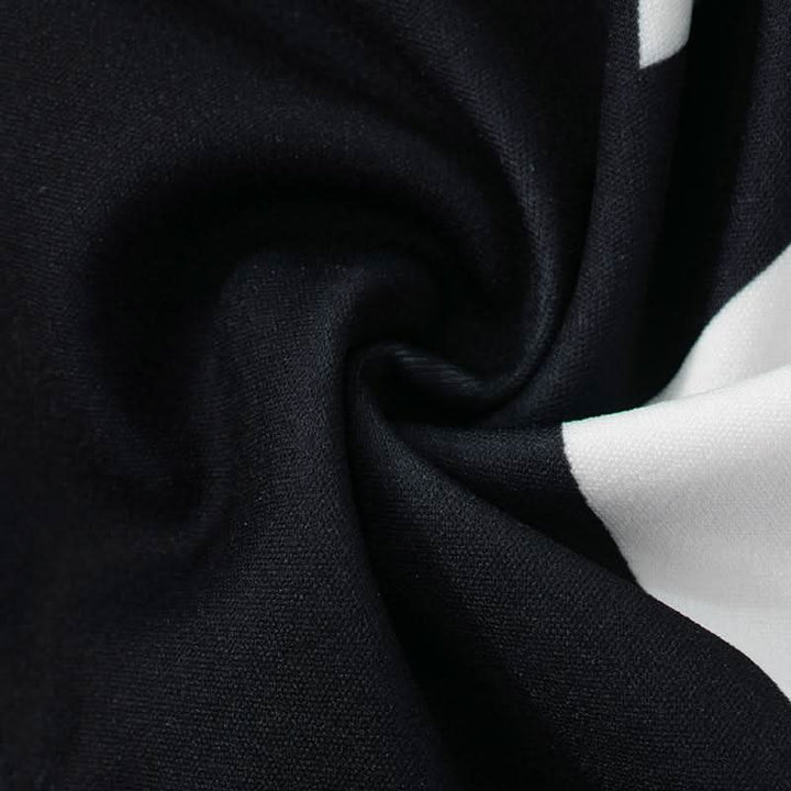 Turnover collar zip-up contrast sports pants set  | Festival Outfits Women