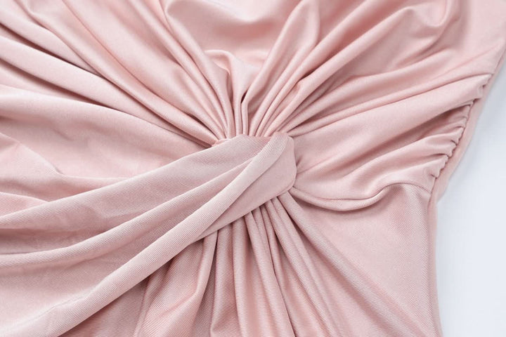 Long sleeve padded ruched maxi dress  | Festival Outfits Women