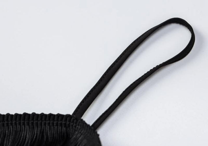 Tassels zip-up solid square neck backless cami mini dress-final-sale  | Festival Outfits Women