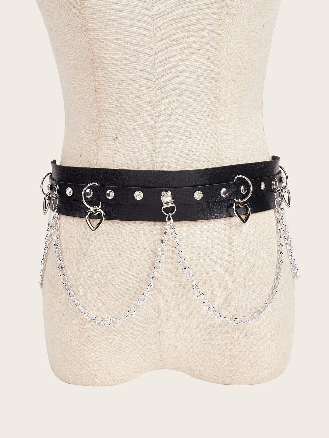 Layered metal chain adjustable corset  | Festival Outfits Women