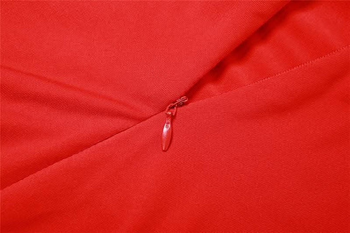 Hollow out solid long sleeve high neck zip-up cut out maxi dress-final-sale  | Festival Outfits Women