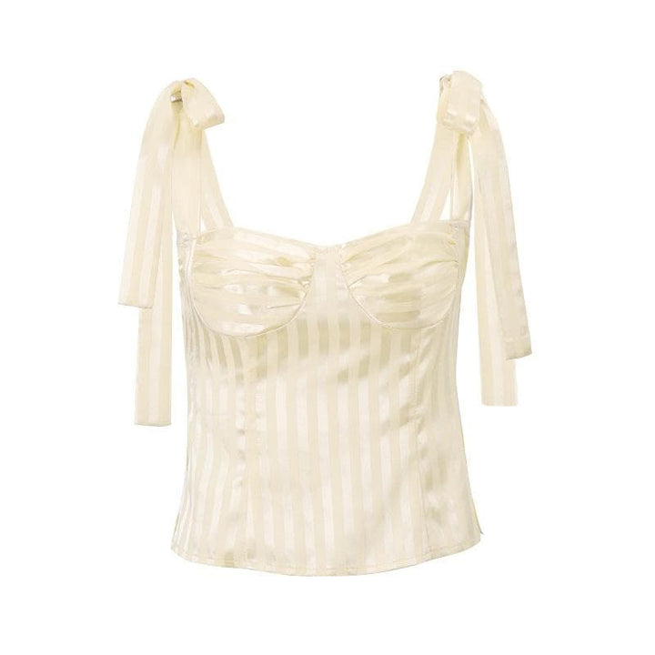 Ribbon cami mai ratsi mai kama da bowknot | Kayan Biki na Mata