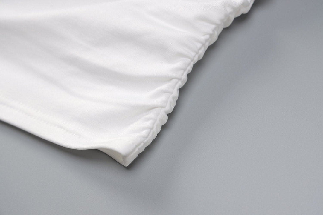 Long sleeve solid square neck ruched mini dress-final-sale  | Festival Outfits Women