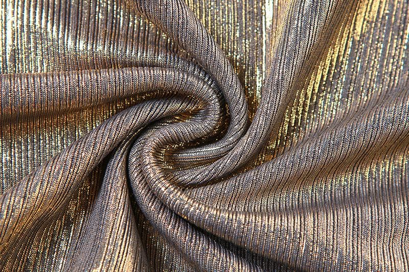 Halter cowl neck metallic backless top  | Festival Outfits Women