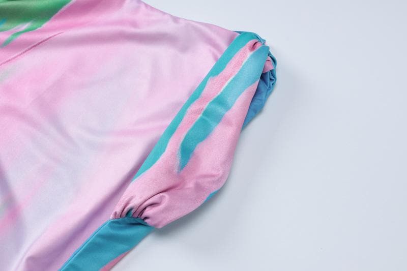 Rigar midi mara hannu mai siffar kwatancen baya | Kayan Biki na Mata