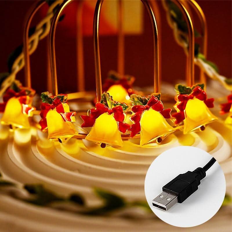 Bowknot bell decor string of lights  | Festival Outfits Women