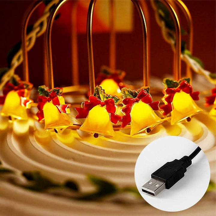 Bowknot bell decor string of lights  | Festival Outfits Women