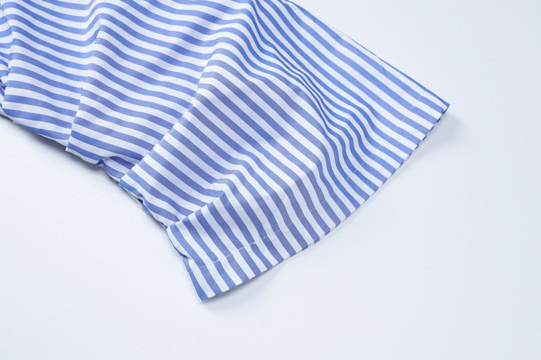 Long sleeve off shoulder striped print pant set  | Festival Outfits Women-final-sale