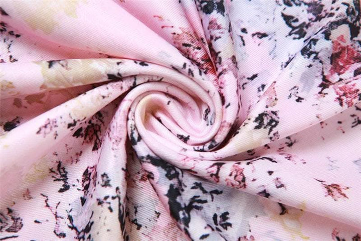 Ruched flower print contrast sleeveless v neck maxi dress-final-sale  | Festival Outfits Women