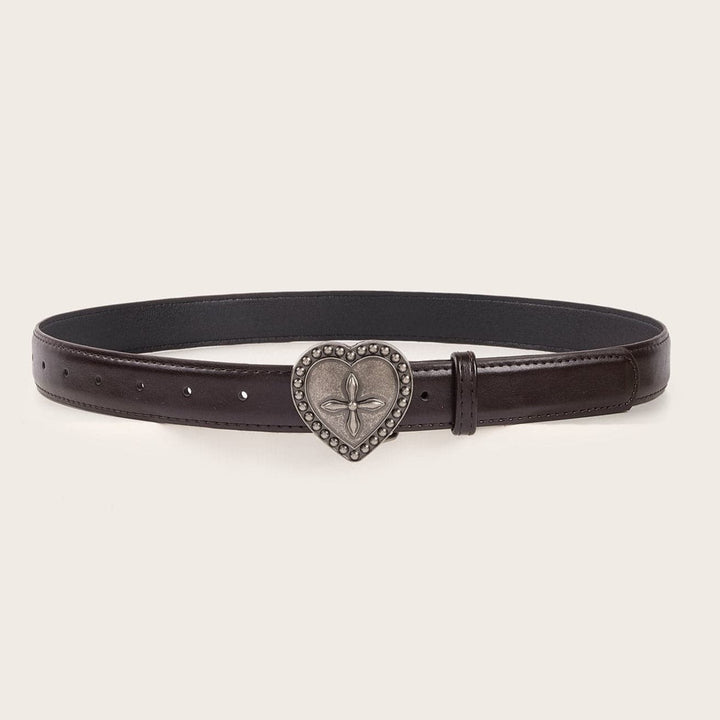 Heart PU leather adjustable belt  | Festival Outfits Women