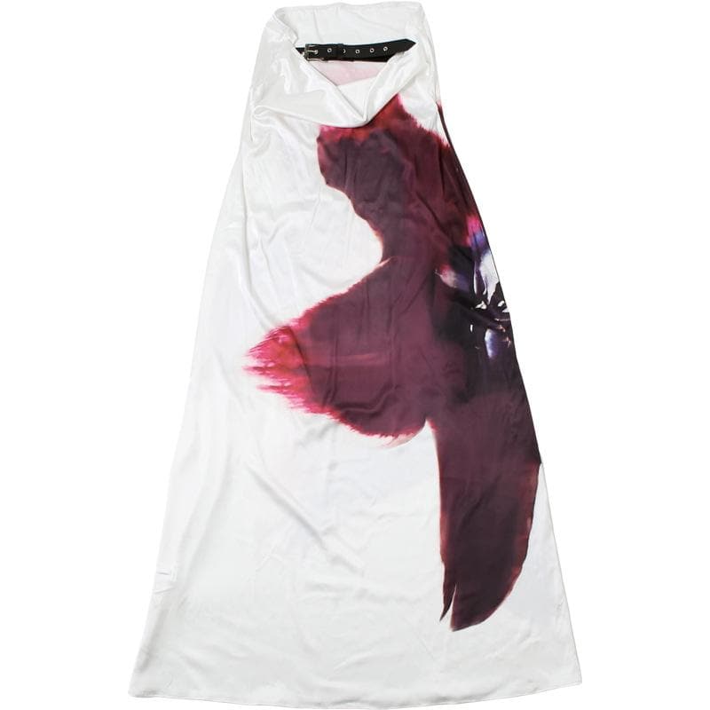 Abstract print buckle tube maxi dress  | Festival Outfits Women