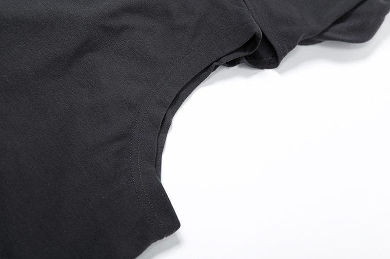 Sleeveless hoodie drawstring cross front ruched top | Kayan Biki na Mata