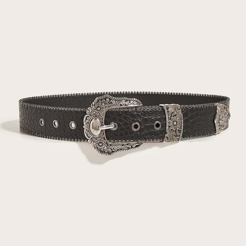 PU leather beaded adjustable belt  | Festival Outfits Women